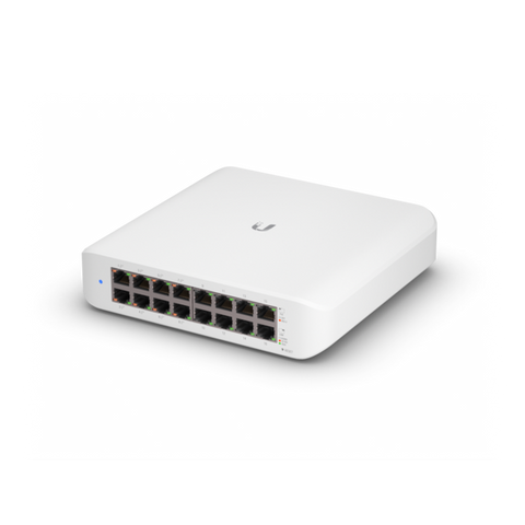 Ubiquiti UniFi Switch Lite 16 PoE (USW-Lite-16-PoE) – 16 porta sviss með 8x PoE+ tengjum