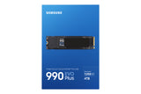 Samsung 990 EVO Plus 4TB – M.2 2280, PCIe 5.0 x2 / 4.0 x4, 7.250/6.300 MB/s, 5 ára ábyrgð