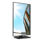 AOC Q24P2Q 23.8" IPS, 2560×1440 (QHD), 75 Hz, 4 ms, DisplayPort 1.2 + HDMI 1.4 + VGA, USB 3.2 hub, innbyggðir hátalarar, hæðarstillanlegur