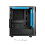 Chieftec Elox AS-01B-OP hljóðeinangraður svartur ATX tölvukassi