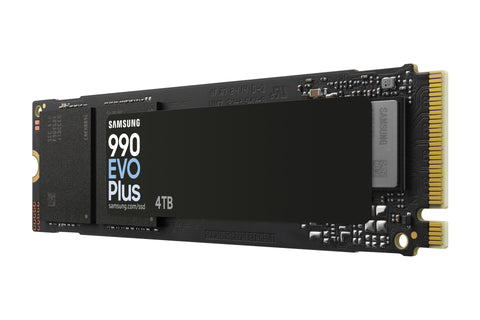 Samsung 990 EVO Plus 4TB – M.2 2280, PCIe 5.0 x2 / 4.0 x4, 7.250/6.300 MB/s, 5 ára ábyrgð