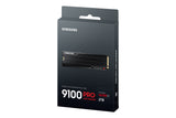Samsung 9100 PRO með Heatsink 2TB – M.2 2280, PCIe 5.0 x4, NVMe 2.0, 14.800/13.400 MB/s, Playstation 5 compatile