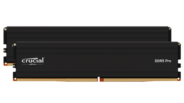Crucial Pro 64GB (2×32GB) DDR5, 5600MHz, XMP 3.0 & AMD EXPO