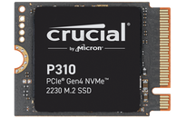 Crucial 1TB P310 2230 PCIe 4.0 NVMe SSD M.2, 7100/6000MB/s, Steam Deck Compatible