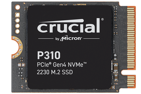 Crucial 1TB P310 2230 PCIe 4.0 NVMe SSD M.2, 7100/6000MB/s, Steam Deck Compatible