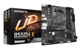 Gigabyte B550M K AM4, 4x DDR4, mATX, 2× M.2, GbE, 3 ára ábyrgð