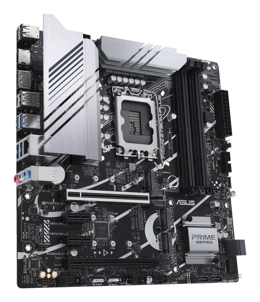 ASUS PRIME Z790M-PLUS – LGA1700, 4x DDR5, mATX, PCIe 5.0, 3× M.2, 1Gb LAN, USB 3.2 Gen 2x2 Type-C