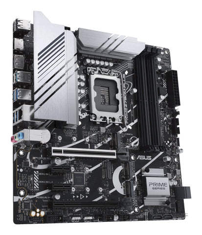 ASUS PRIME Z790M-PLUS – LGA1700, 4x DDR5, mATX, PCIe 5.0, 3× M.2, 1Gb LAN, USB 3.2 Gen 2x2 Type-C