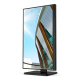 AOC Q24P2Q 23.8" IPS, 2560×1440 (QHD), 75 Hz, 4 ms, DisplayPort 1.2 + HDMI 1.4 + VGA, USB 3.2 hub, innbyggðir hátalarar, hæðarstillanlegur