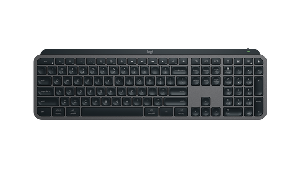 Logitech MX Keys S – Þráðlaust lyklaborð Bluetooth LE + Logi Bolt, USB-C hleðsla, Nordic