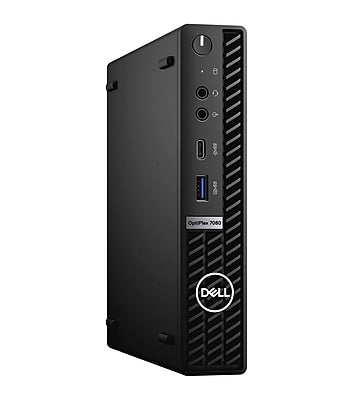 Dell OptiPlex 7080 Micro (endurnýjuð) – i5-10500T, 16GB RAM, 512GB NVMe SSD, Windows 11 Pro, endurnýjuð smátölva