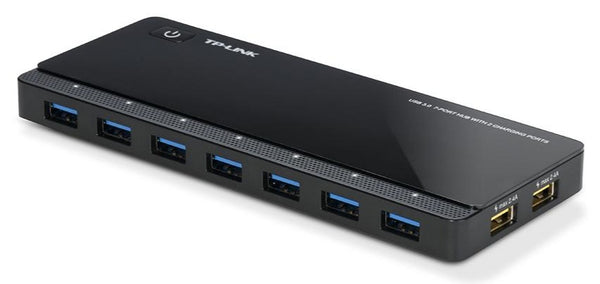 TP-Link USB 3.0 7-Porta hub með tveimur auka 2.4 ampera USB hleðslum