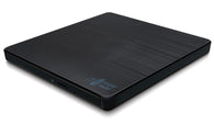 LG USB utanáliggjandi DVD±RW Slim skrifari fyrir PC & Mac, svartur