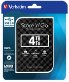 Verbatim 4TB Store 'n' Go USB 3.0 flakkari með 2.5" hörðum disk