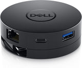 Dell USB-C tengikví með HDMI 4K 60Hz, USB-C, USB3.0, VGA, HDMI, DisplayPort og Gigabit netkorti