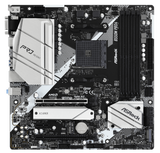 ASRock B550M Pro4, 4xDDR4, 6xSATA3, 2xM.2 NVMe 4.0/3.0, 3 ára ábyrgð