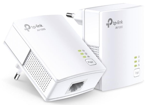 TP-Link Powerline Gigabit 1000Mbps net yfir rafmagn, tveir í pakka