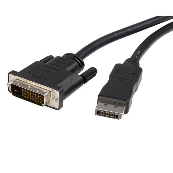 DisplayPort yfir í DVI kapall, 2 metra