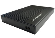 LC Power USB-C 3.2 Gen 2 háhraða hýsing 6Gb/s fyrir 2.5" SATA HDD/SSD diska
