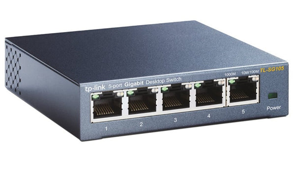 TP-Link 5-Porta Gigabit Switch með QoS, IGMP og IPTV fyrir fleiri myndlykla