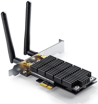 TP-Link Archer T6E Wireless-AC 1300Mbps Dual Band PCI-Express þráðlaust netkort