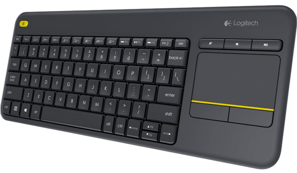 Logitech K400 Plus þráðlaust lyklaborð með snertimús - US lyklasett